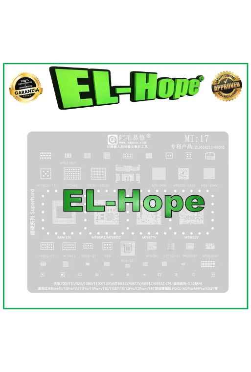 REBALLING STENCIL AMAOE MI17 6891Z 6893Z CPU 0.12MM XIAOMI POCO X3 GT