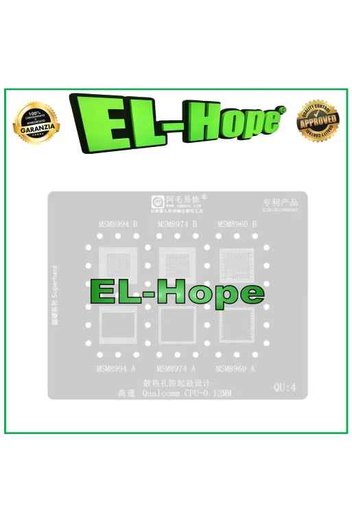 QUALCOMM AMAOE QU4 REBALLING STENCIL FOR MSM8994 MSM8974 MSM8960 B / A