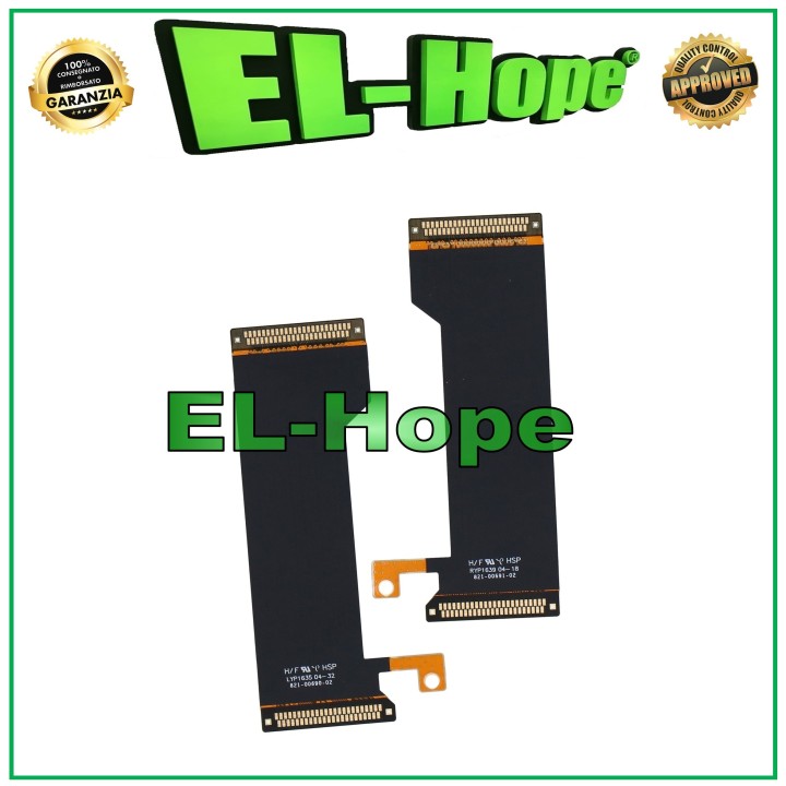 PAIR OF FLAT FLEX DISPLAY FOR MACBOOK PRO 15  821-00690 / 821-00691