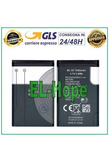 BL-5C BATTERY FOR BEGHELLI SLV20+ Plus / SLV30 SLV 20 30 PARI ORIGINAL
