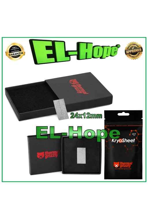 THERMAL GRIZZLY GRAPHENE SHEET 24x12mm THERMAL PASTE CPU GPU PS5 PS4 XBOX