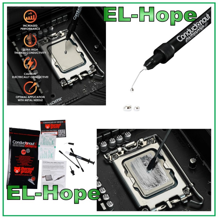 THERMAL GRIZZLY 1gr THERMAL PASTE SYRINGE LIQUID METAL CPU GPU PS5 PS4 XBOX