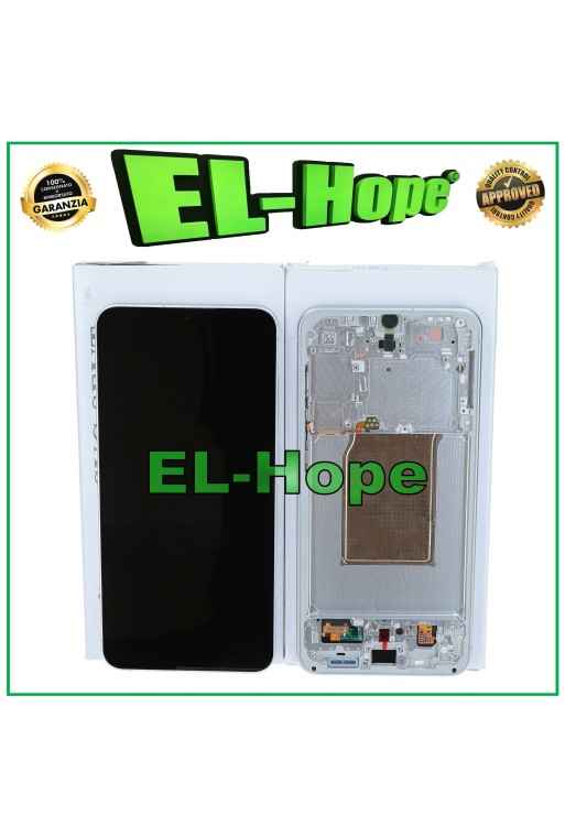 ORIGINAL FRAME DISPLAY SAMSUNG GALAXY S25 FE 5G 2025 SM-S731 TOUCH CREAM WHITE