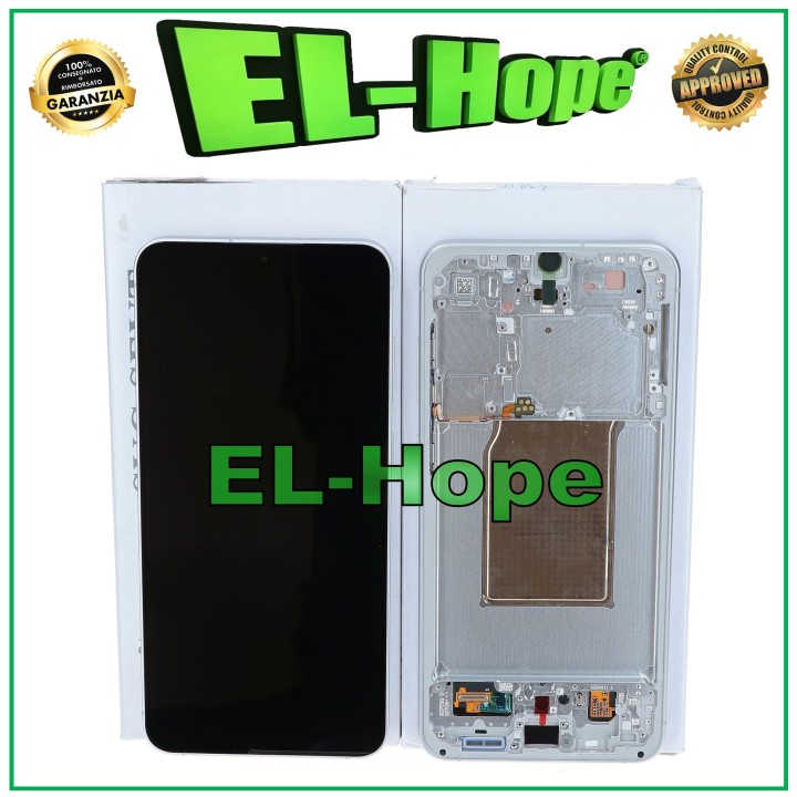 ORIGINAL FRAME DISPLAY SAMSUNG S25 FE 5G 2025 SM-S731 TOUCH WHITE GH82-38431B
