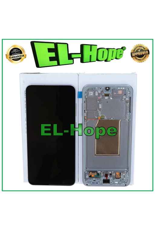 ORIGINAL FRAME DISPLAY SAMSUNG GALAXY S25 FE 2025 SM-S731 TOUCH BLACK JETBLACK