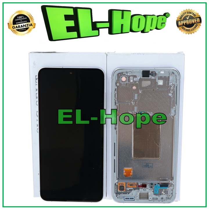 ORIGINAL TOUCH DISPLAY SAMSUNG S24 FE 5G 2024 SM-S721 GREEN FRAME GH82-35848B