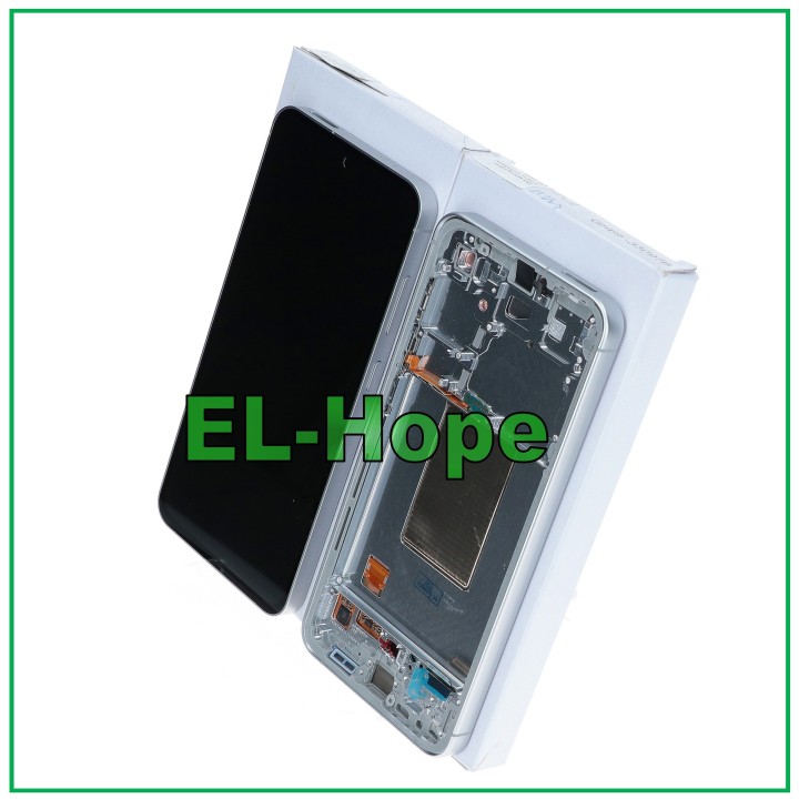 ORIGINAL TOUCH DISPLAY SAMSUNG S24 FE 5G 2024 SM-S721 BLUE FRAME GH82-35848B