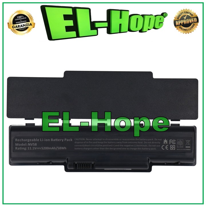ACER ASO9A90 NOTEBOOK BATTERY BT.00603.076 BT.00604.030 BLACK EQUAL TO ORIGINAL