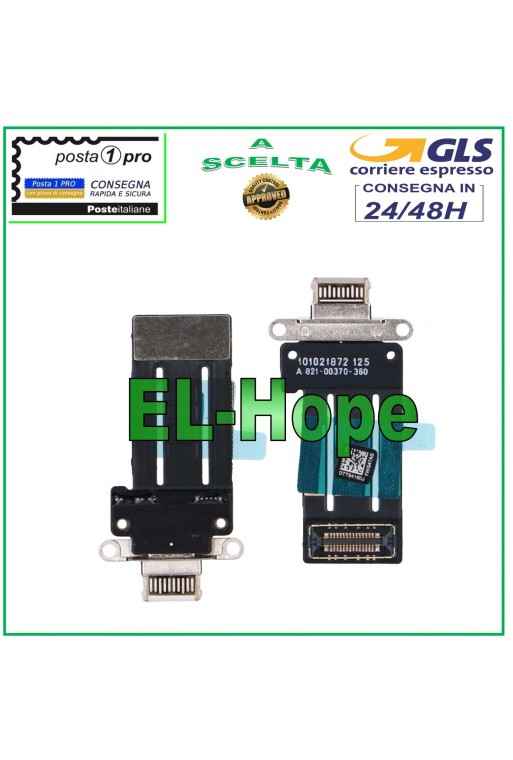 CHARGING CONNECTOR IPAD PRO 12.9 2021 5th Gen A2379 A2461 A2462 FLAT CHARGE WHITE