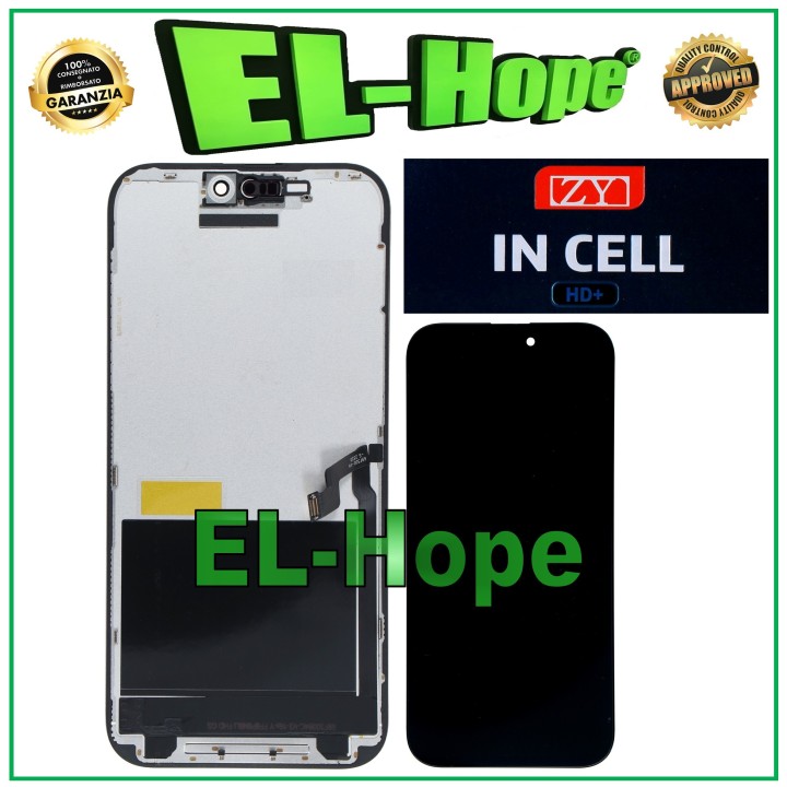 ZY HD+ INCELL LCD DISPLAY FOR APPLE IPHONE 16 PRO MAX TOUCH SCREEN