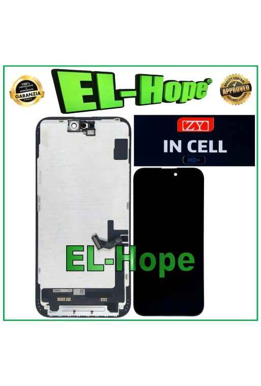 ZY HD+ INCELL LCD DISPLAY FOR APPLE IPHONE 15 PLUS TOUCH SCREEN