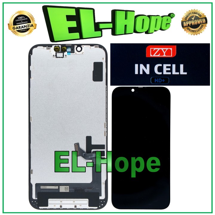 ZY HD+ INCELL LCD DISPLAY FOR APPLE IPHONE 14 TOUCH SCREEN