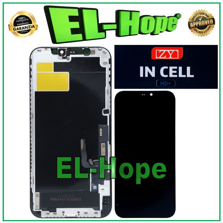 ZY HD+ INCELL LCD DISPLAY FOR APPLE IPHONE 12 / 12 PRO TOUCH SCREEN