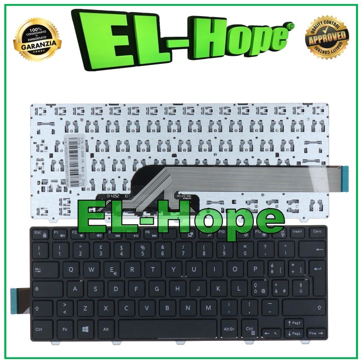 ITALIAN KEYBOARD FOR DELL INSPIRON GAMING 14 3452 3441 3442 5447 NOTEBOOK