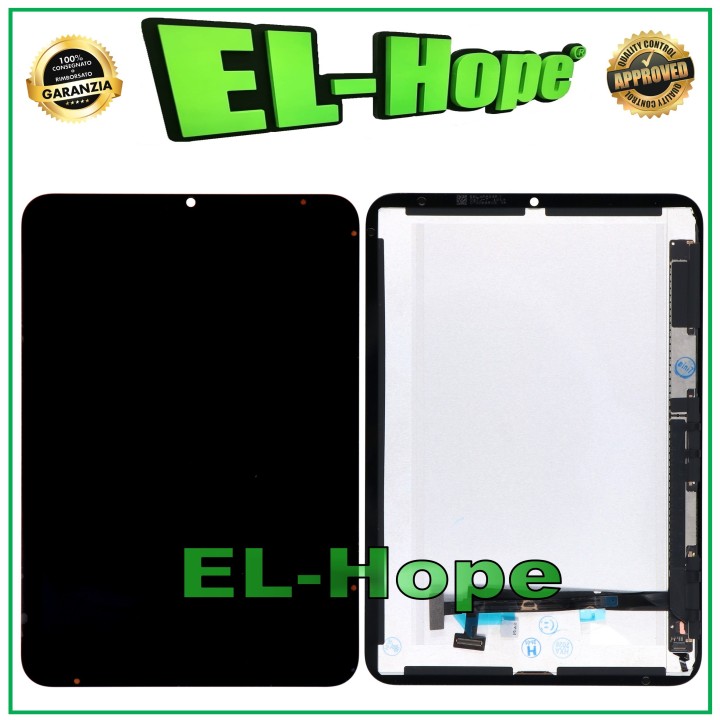 LCD DISPLAY + TOUCH SCREEN FOR APPLE IPAD MINI 7 Jan 2024 A2993 A2995 A2966 BLACK
