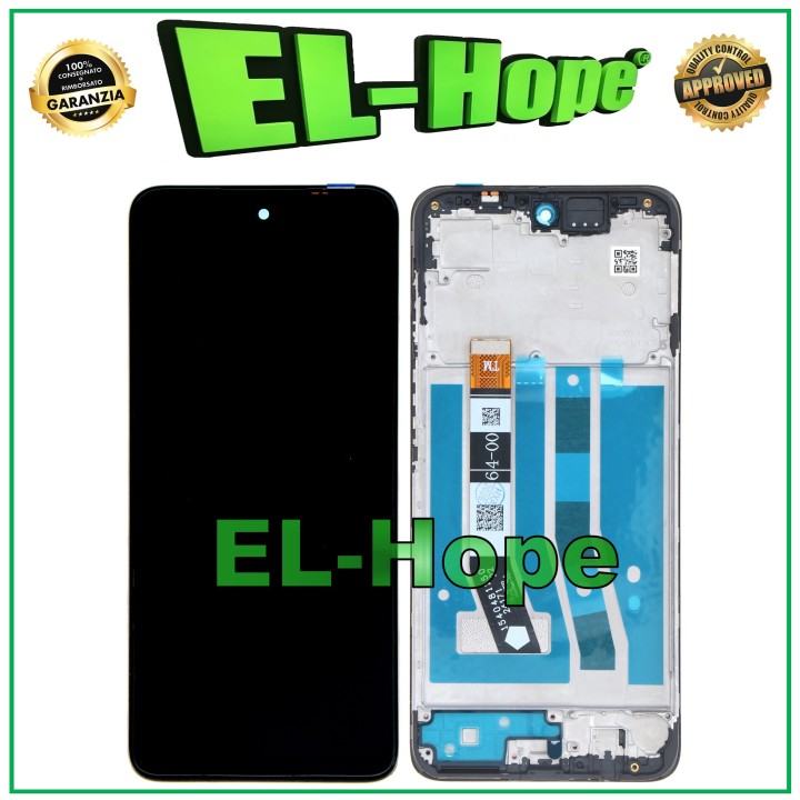 LCD DISPLAY + FRAME FOR MOTOROLA MOTO G64 5G XT2431 TOUCH SCREEN BLACK GLASS