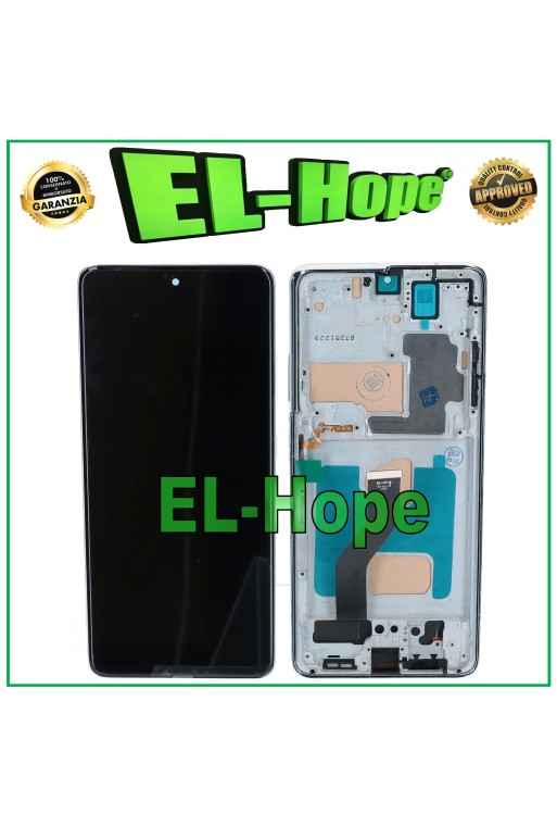 TFT FRAME LCD DISPLAY FOR SAMSUNG GALAXY S21 ULTRA SM-G998 TOUCH WHITE GLASS