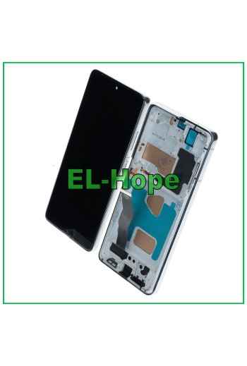TFT FRAME LCD DISPLAY FOR SAMSUNG GALAXY S21 ULTRA SM-G998 TOUCH WHITE GLASS