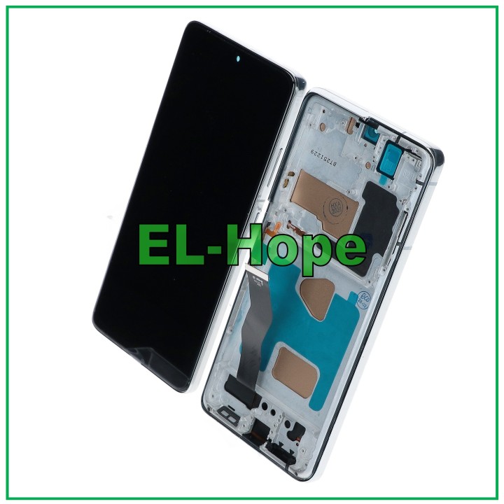 TFT FRAME LCD DISPLAY FOR SAMSUNG GALAXY S21 ULTRA SM-G998 TOUCH WHITE GLASS