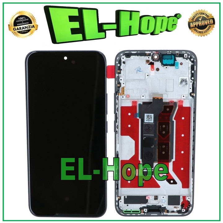 OLED LCD DISPLAY FOR HONOR 400 5G DNY-NX9 TOUCH SCREEN GLASS + BLACK FRAME