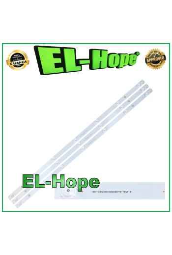 KIT 3 BARS 7 LEDs FOR 39 TV CHANGHONG CRH-K385C8003030030771E-REV1.1W L 742mm