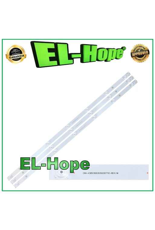 KIT 3 BARS 7 LEDs FOR 39 TV CHANGHONG CRH-K385C8003030030771E-REV1.1W L 742mm