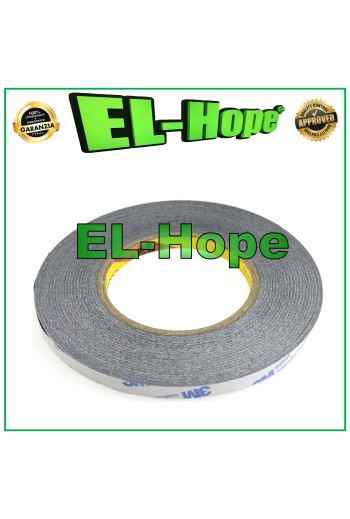 3M 5mm Black Double Sided Tape for Touch Screens, Cell Phones, and Tablets, 25 Meters