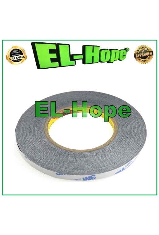 3M 5mm Black Double Sided Tape for Touch Screens, Cell Phones, and Tablets, 25 Meters