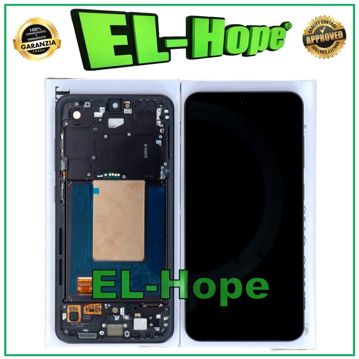 ORIGINAL LCD TOUCH DISPLAY SAMSUNG S24 FE 2024 SM-S721 BLACK FRAME GH82-35848A
