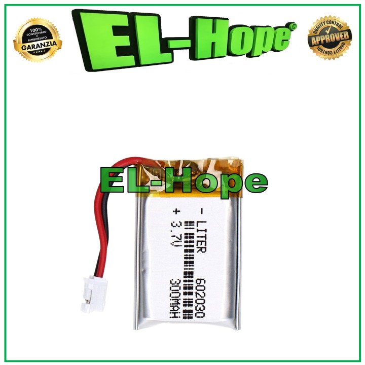 DIY 602030 UNIVERSAL REPLACEMENT BATTERY CONNECTOR 2P-PH 2MM PITCH