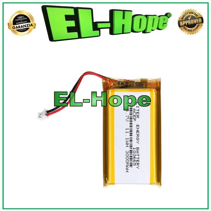 DIY 103665 UNIVERSAL REPLACEMENT BATTERY CONNECTOR 2P-PH 2MM PITCH