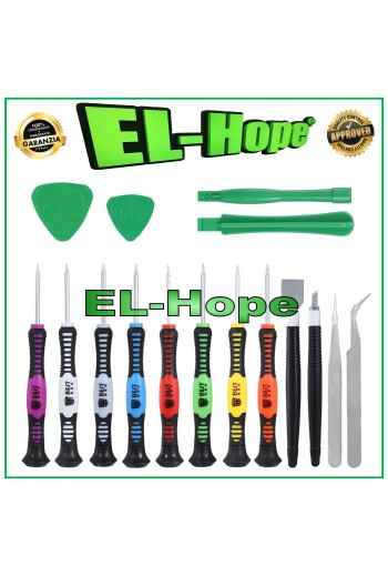 SET 16PCS TWEEZERS SCREWDRIVER BISTURY BAKU BST-2408 TOOL KIT FOR IPHONE TABLET IPAD