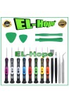 SET 16PCS TWEEZERS SCREWDRIVER BISTURY BAKU BST-2408 TOOL KIT FOR IPHONE TABLET IPAD