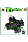 USB TESTER VOLTAGE DETECTOR CHARGING CURRENT VOLTMETER AMMETER OTG
