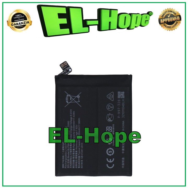 BATTERY BLP997 FOR OPPO RENO 10 PRO CPH2525 CPH2541 EQUAL ORIGINAL