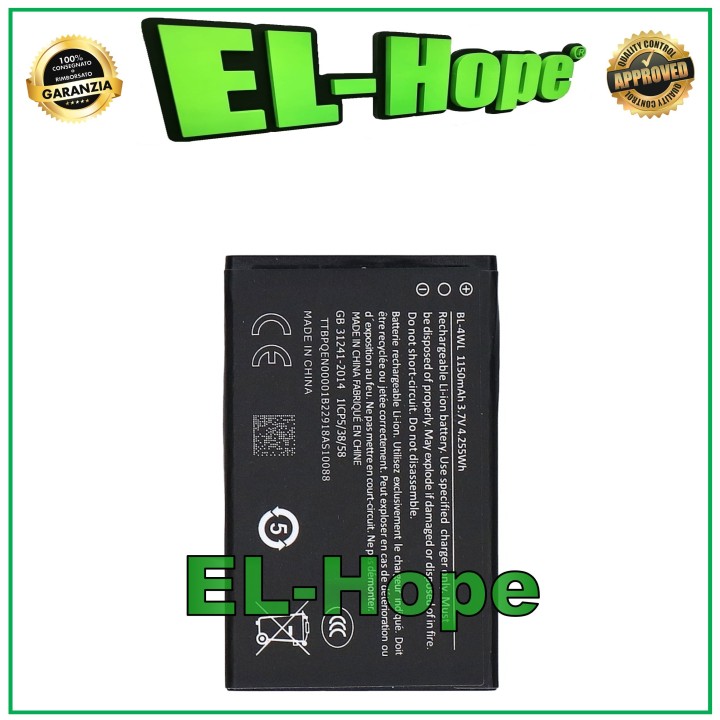 BL-4WL BATTERY FOR NOKIA 225 4G TA-1276 1279 1296 230 63 6310 ORIGINAL