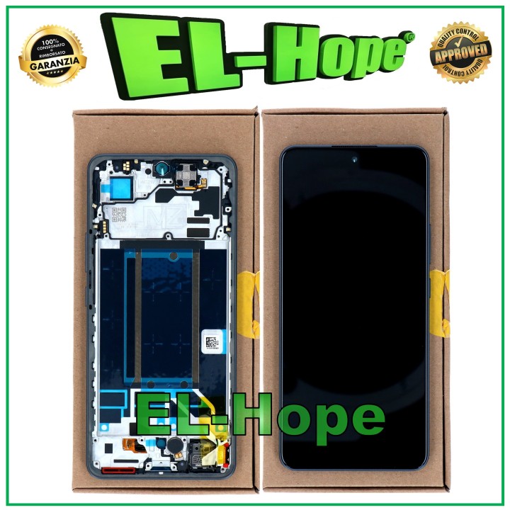 TOUCH DISPLAY + ORIGINAL FRAME SERVICE OPPO RENO 13F CPH2699 CPH2701 GRAPHITE