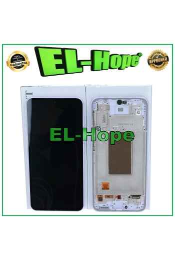 ORIGINAL SERVICE LCD TOUCH DISPLAY SAMSUNG A37 SM-A376 PURPLE FRAME GH82-39232D