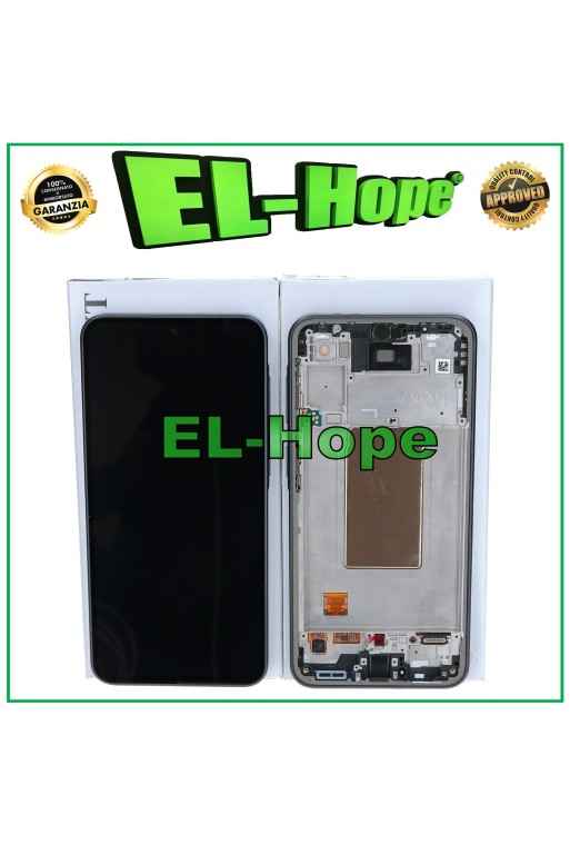 ORIGINAL SERVICE LCD TOUCH DISPLAY SAMSUNG A37 SM-A376 BLACK FRAME GH82-39232A