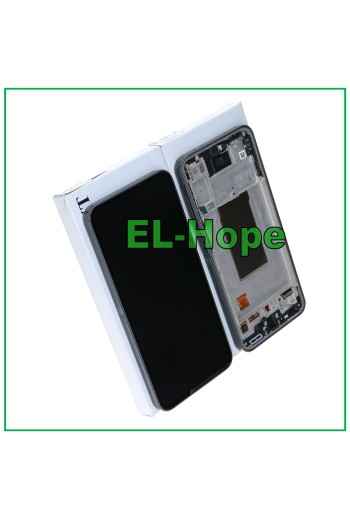 ORIGINAL SERVICE LCD TOUCH DISPLAY SAMSUNG A37 SM-A376 BLACK FRAME GH82-39232A