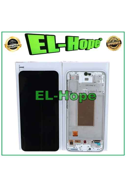 ORIGINAL SERVICE LCD TOUCH DISPLAY SAMSUNG A37 SM-A376 WHITE FRAME GH82-39232C