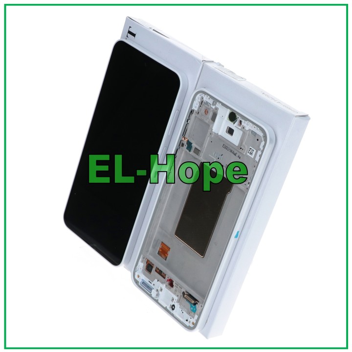 ORIGINAL SERVICE LCD TOUCH DISPLAY SAMSUNG A37 SM-A376 WHITE FRAME GH82-39232C