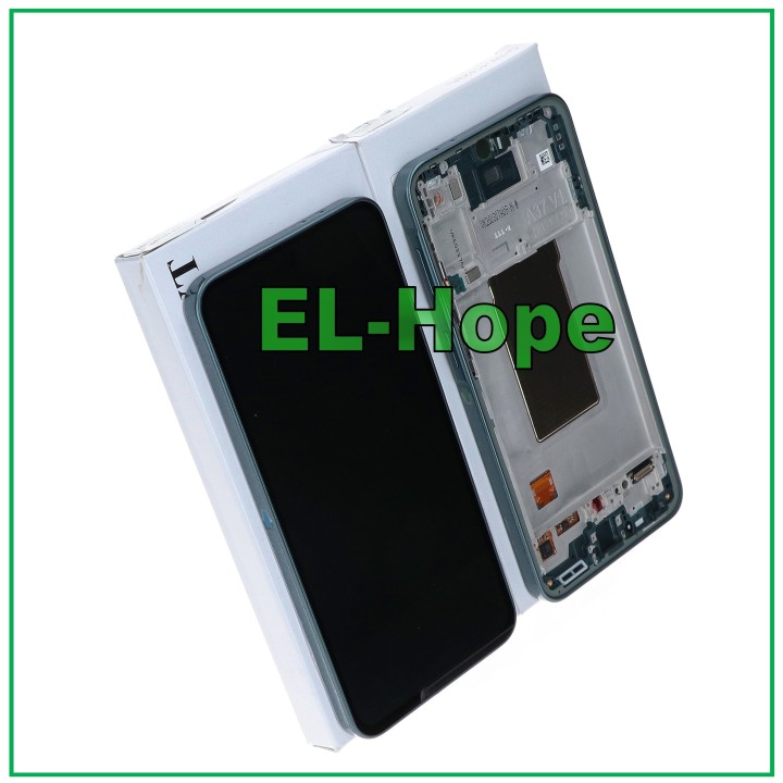 ORIGINAL TOUCH DISPLAY SERVICE SAMSUNG A37 SM-A376 FRAME GRAY GREEN GH82-39232B