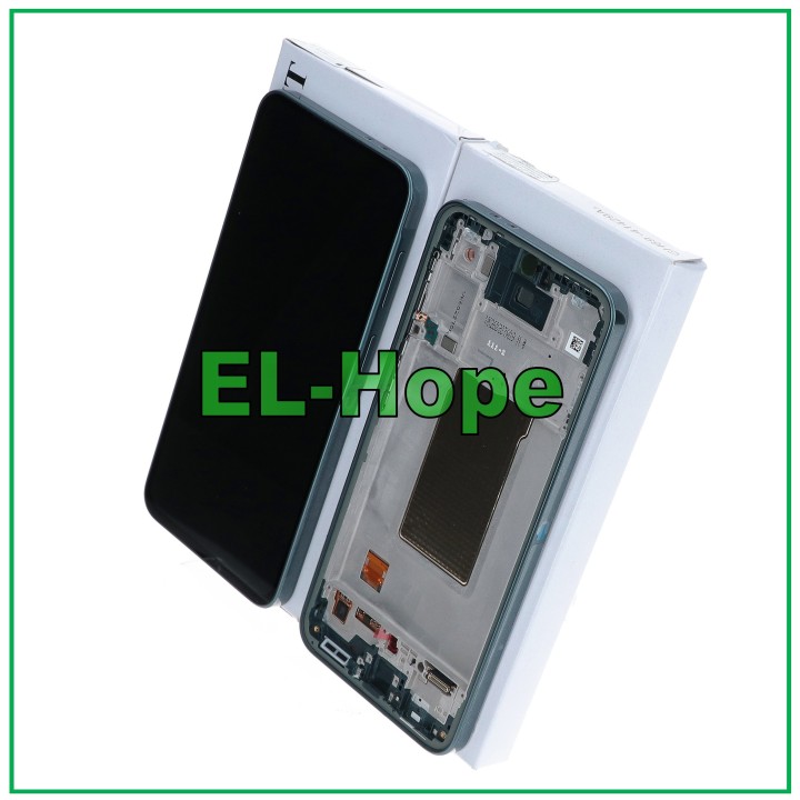 ORIGINAL TOUCH DISPLAY SERVICE SAMSUNG A37 SM-A376 FRAME GRAY GREEN GH82-39232B