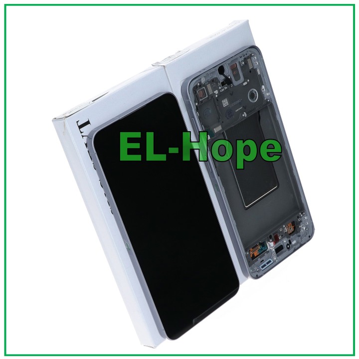 ORIGINAL SERVICE LCD TOUCH DISPLAY SAMSUNG A57 SM-A576 FRAME GRAY GH82-39285A