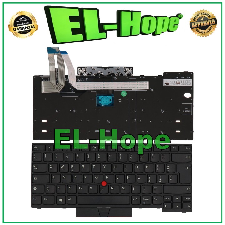 ITALIAN KEYBOARD FOR LENOVO THINKPAD T14 Gen 1 NOTEBOOK 5N20V44208 BLACK