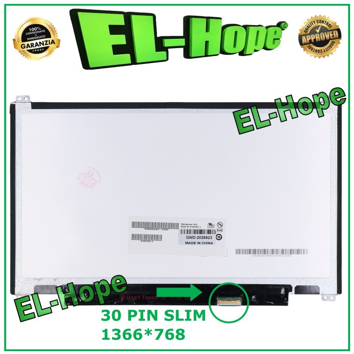 DISPLAY N133BGE-EAB LCD NOTEBOOK 13.3 30 PIN SLIM 1366*768 HD SCREEN