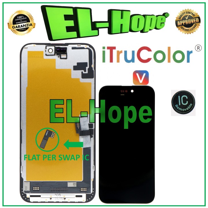 iTruColor INCELL LCD DISPLAY FOR APPLE IPHONE 16 PLUS TOUCH SCREEN GLASS SCREEN
