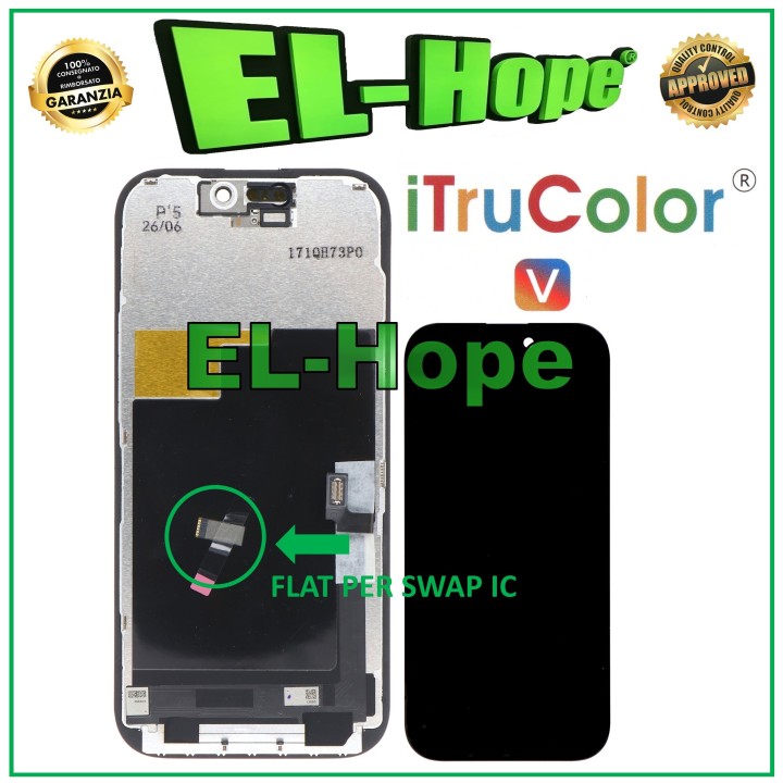 iTruColor INCELL LCD DISPLAY FOR APPLE IPHONE 17 TOUCH SCREEN GLASS