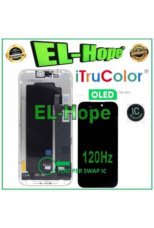 iTruColor SOFT OLED 120Hz LCD DISPLAY FOR APPLE IPHONE 17 PRO MAX TOUCH GLASS
